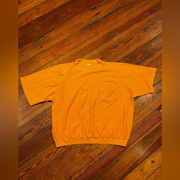 70’s Sears Mens Shop Sweatshirt Pocket Tee - Picture 1 of 5